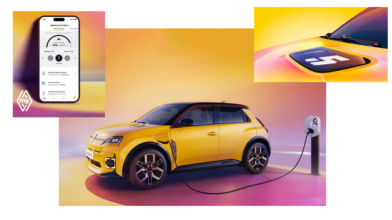 renault 5 charging and my renault app