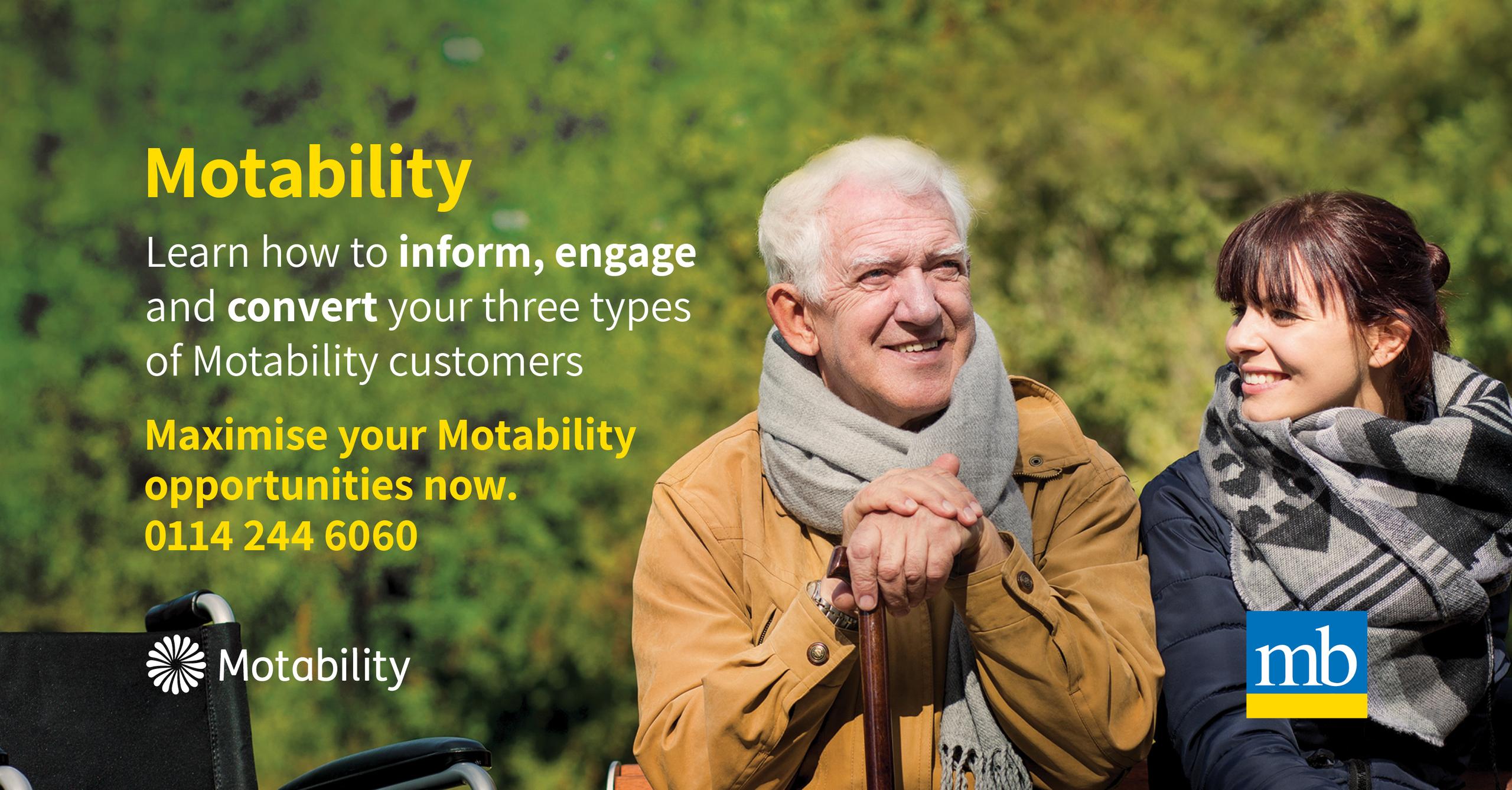 How to inform, engage and convert your three types of Motability customers