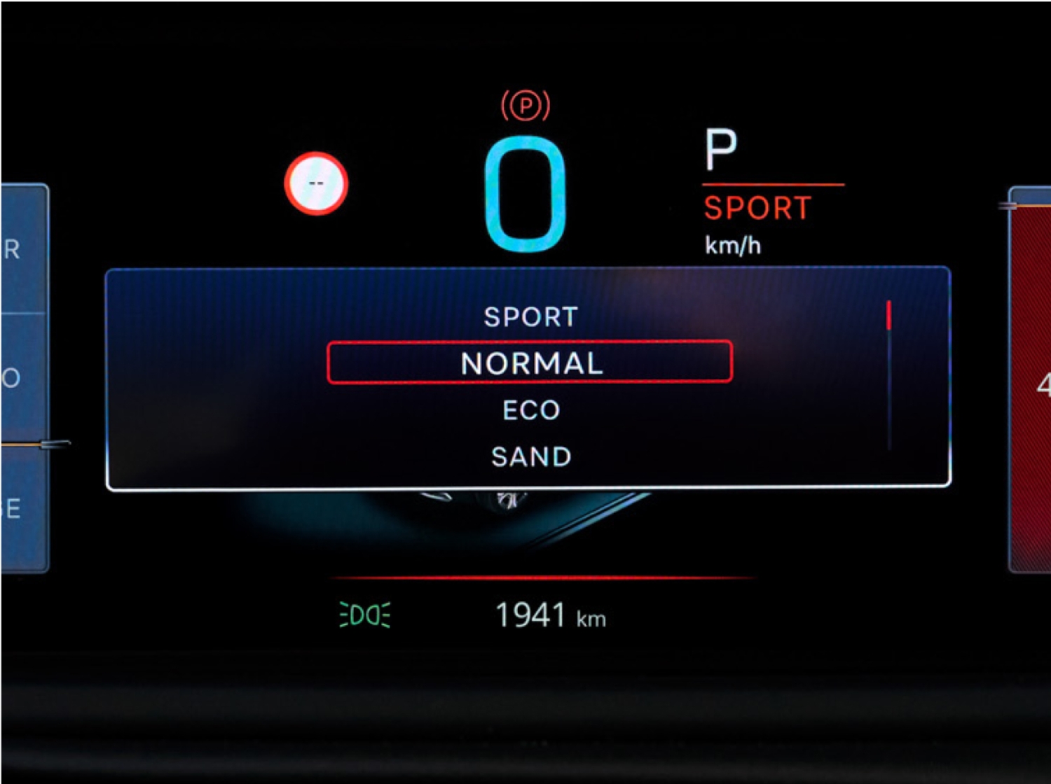Jeep Avenger terrain system.