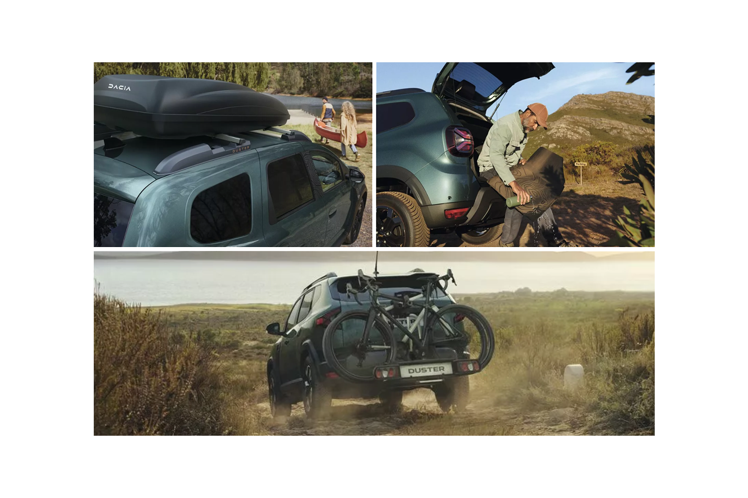 Dacia accessories collage