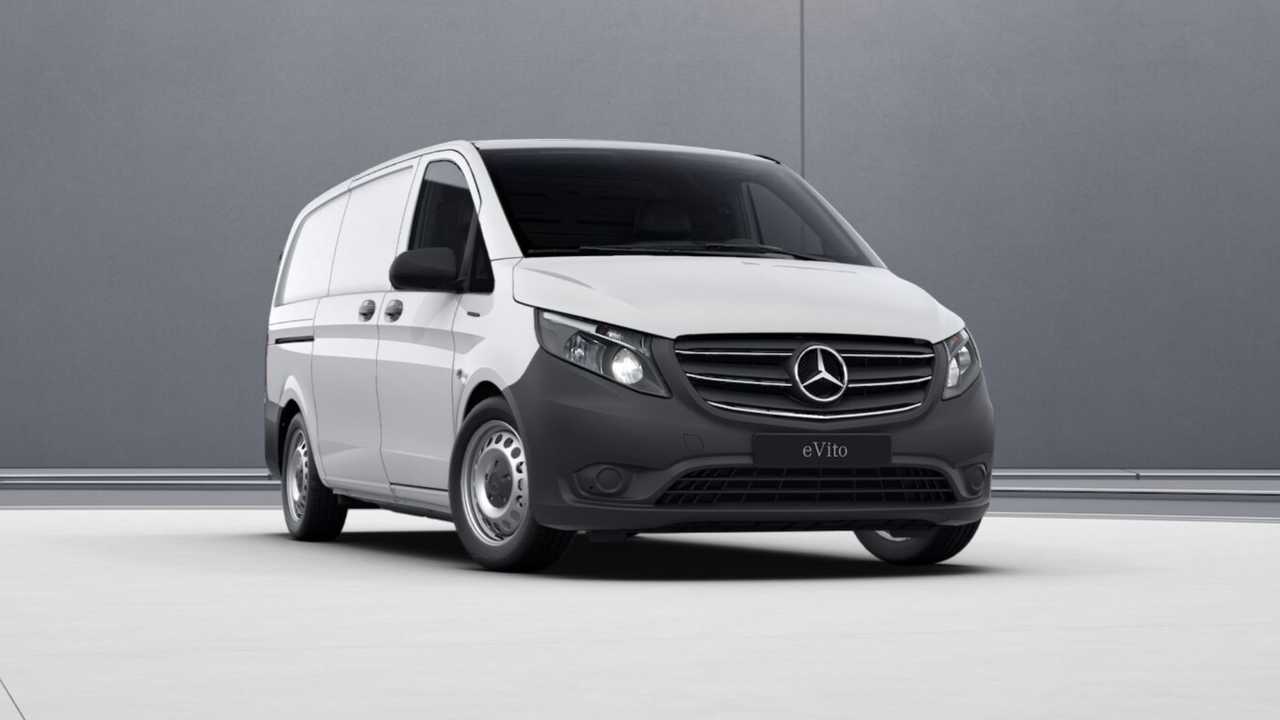 White Mercedes-Benz Van