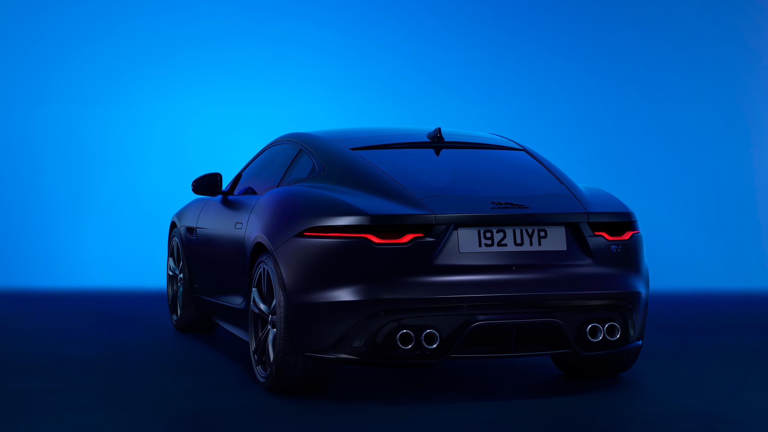 Jaguar F-Type Coupe Rear Side View