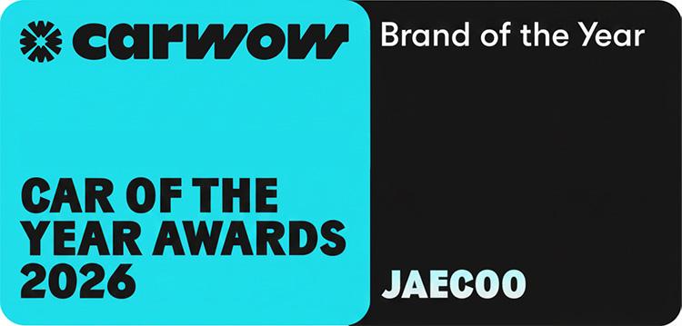 CarWow Brand of the Year 2026 JAECOO