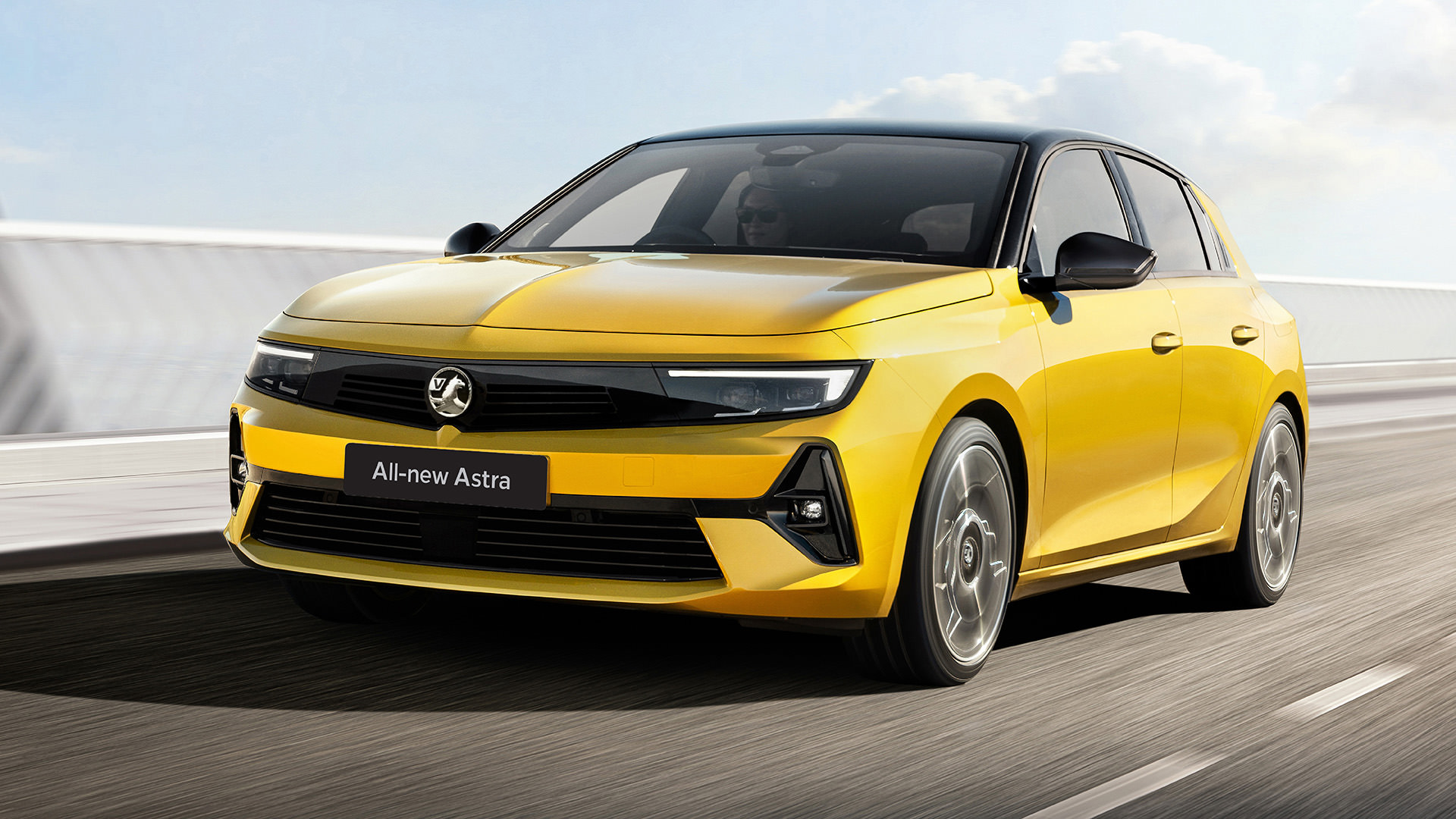 Yellow Vauxhall