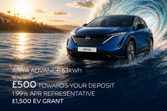NEW NISSAN ARIYA ADVANCE 63kWh PCP OFFER