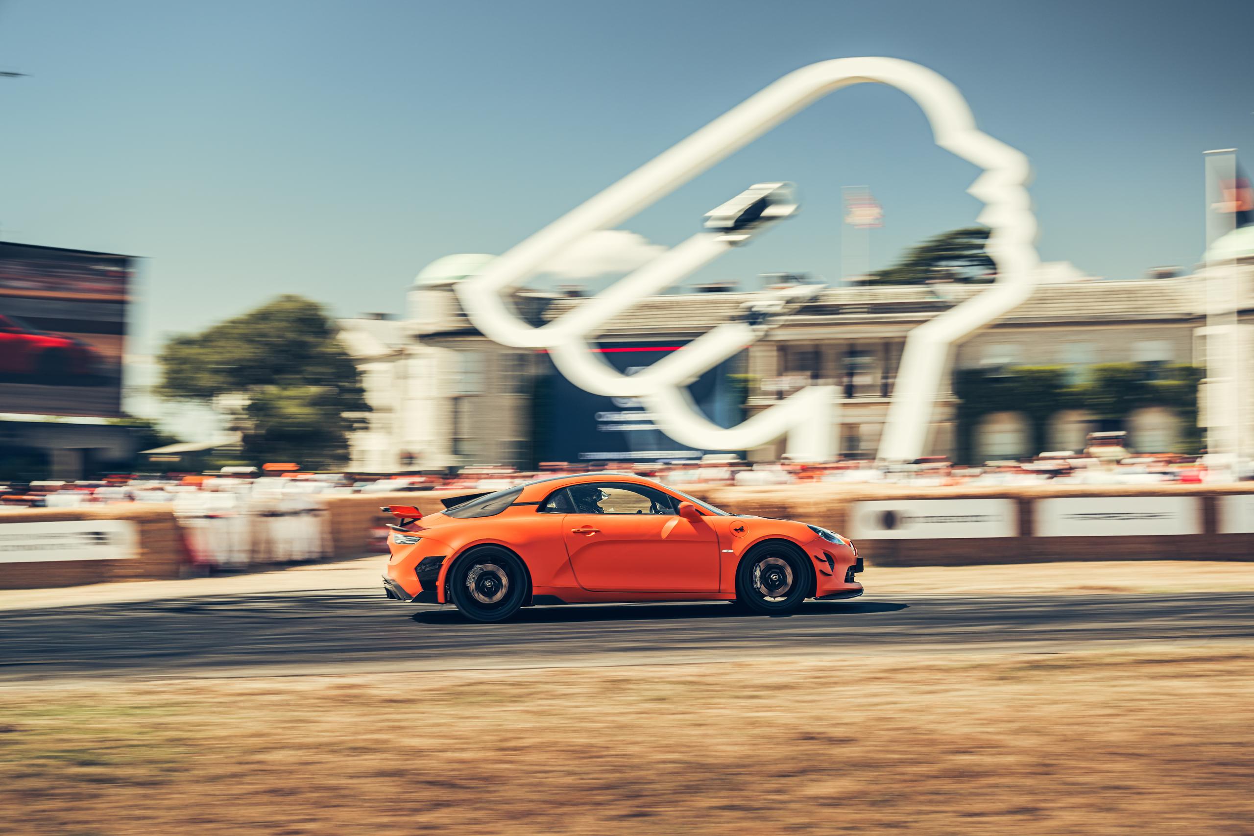 Alpine A110 R Ultime wows the crowds as it stars in Goodwood Festival of Speed's timed shootout 