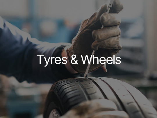 Tyres and Wheels at Underwoods Motoring