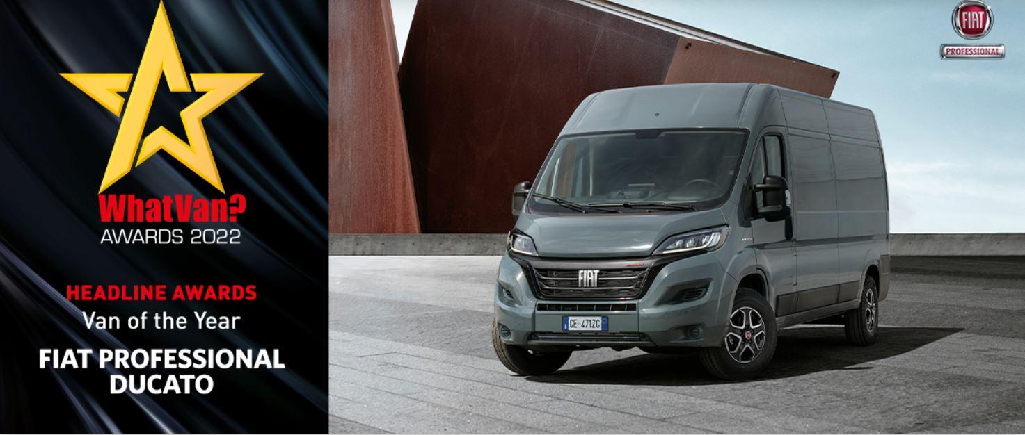  Fiat Professional Ducato named What Van? Van of the Year