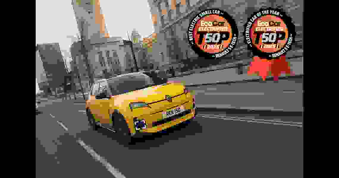 RENAULT 5 E-TECH ELECTRIC LEADS A QUARTET OF WINS AS IT RANKS NUMBER ONE IN THE ECOCAR ELECTRIFIED TOP 50 AWARDS 2025