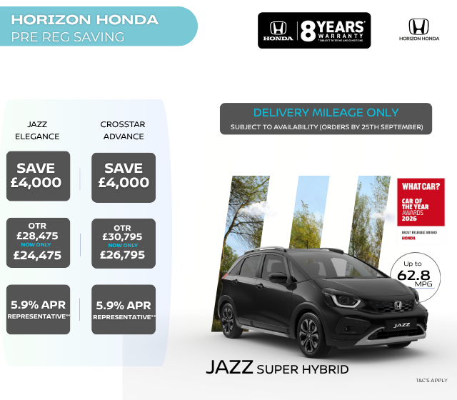 HONDA JAZZ FINANCE OFFER 