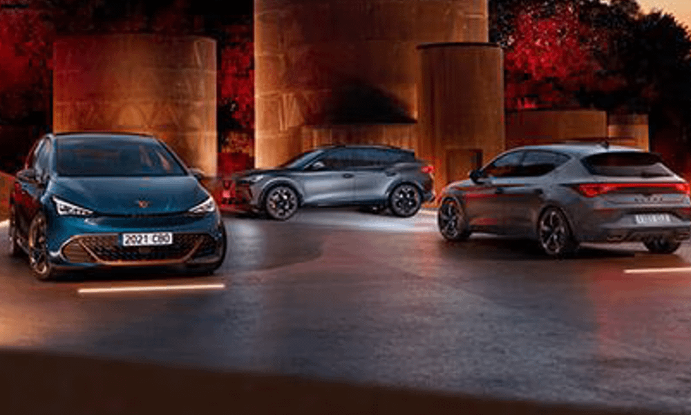 Three CUPRA Vehicles