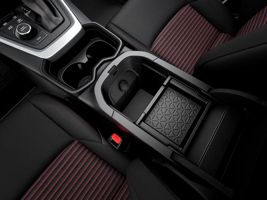 center console of Suzuki Across