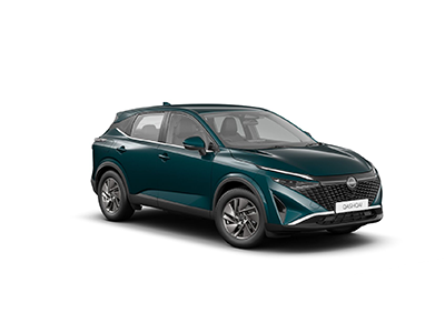 Green Nissan Qashqai