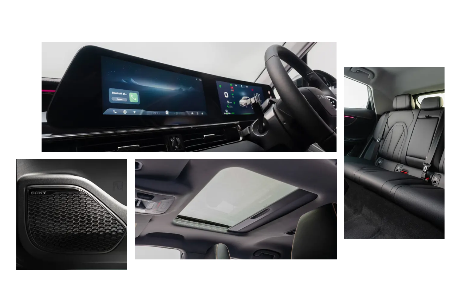 interior close up details of omoda e5