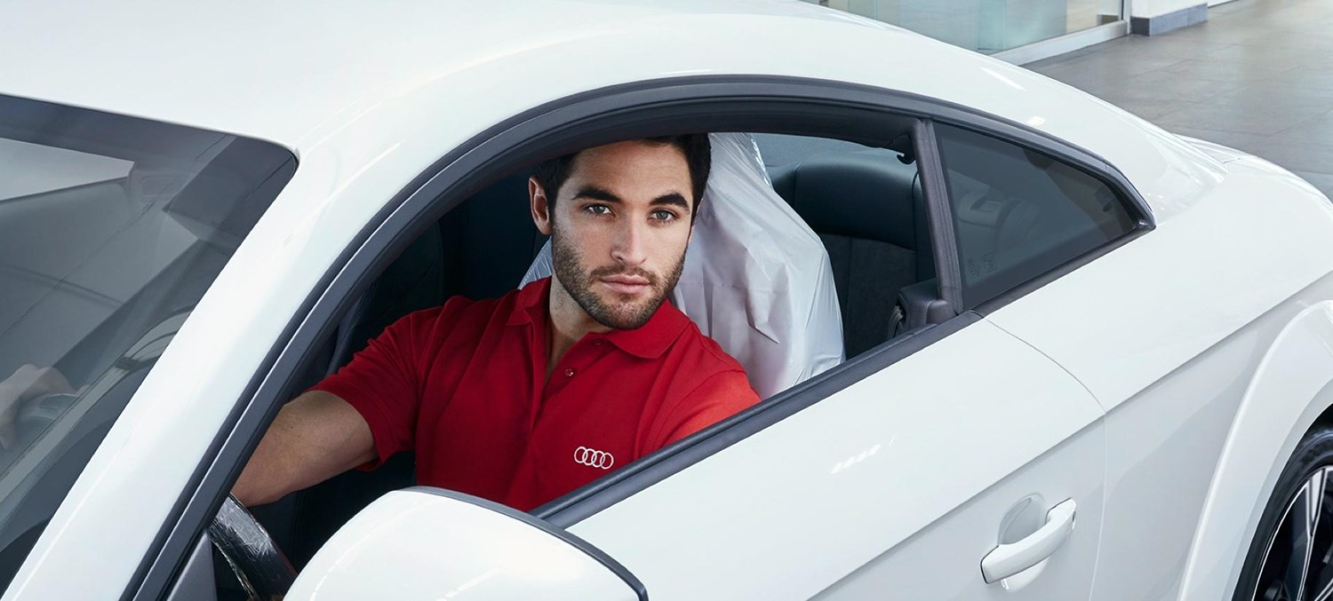Mechanic Sat in vehicle