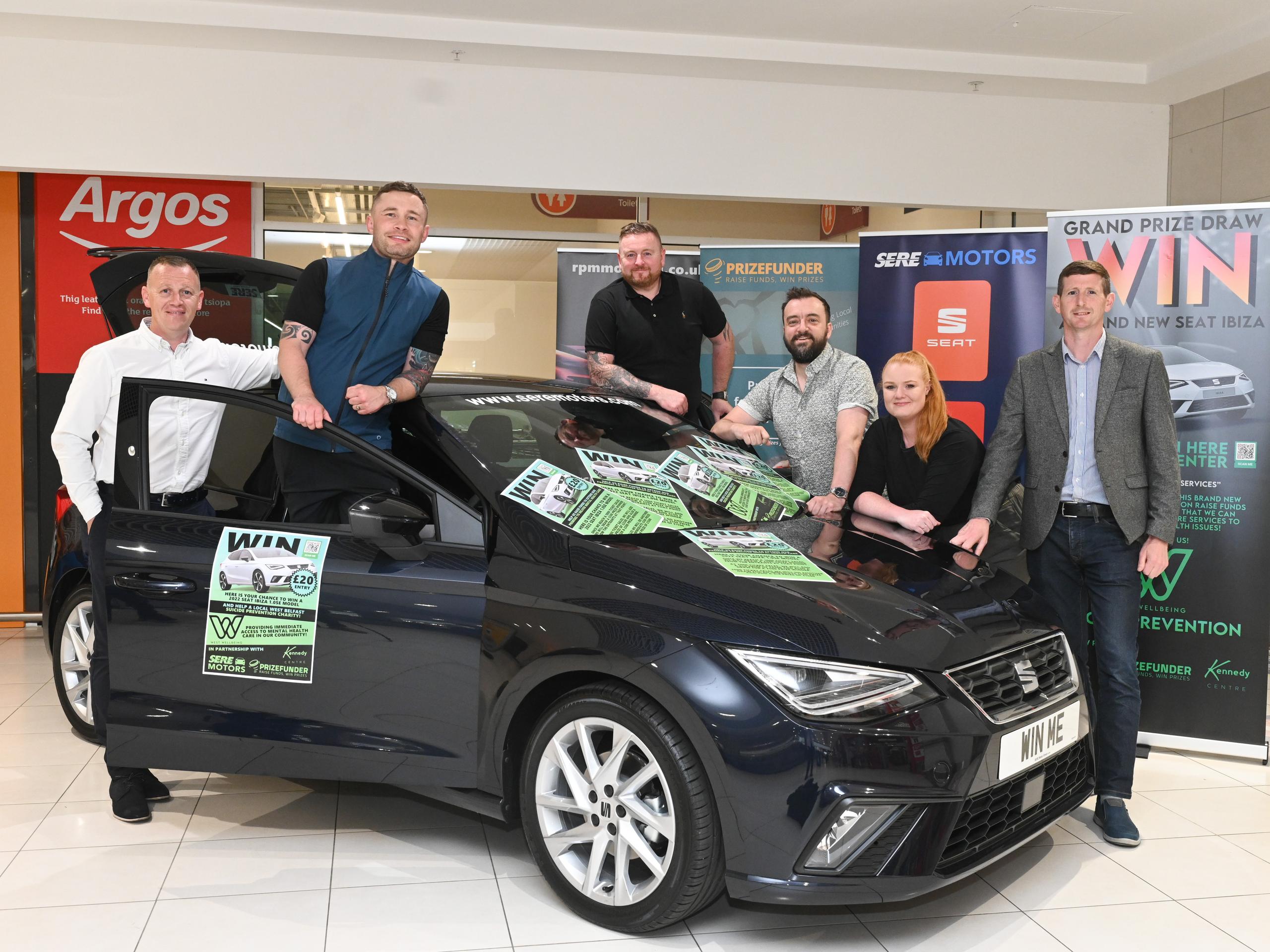 black car donated for raffle 