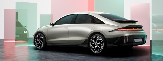 Hyundai Motor Unveils Design of All-Electric IONIQ 6, Electrified Streamliner with Mindful Interior Design