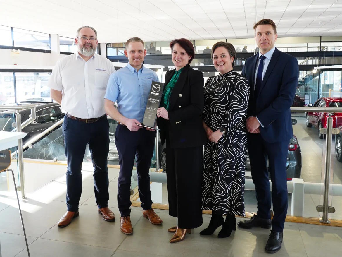 Saltmarine Mazda Celebrate 30 Years