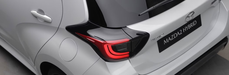 Mazda2 Hybrid rear lights