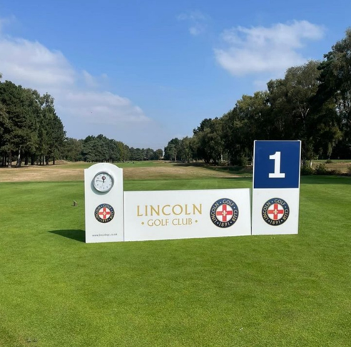 lincon golf club sign