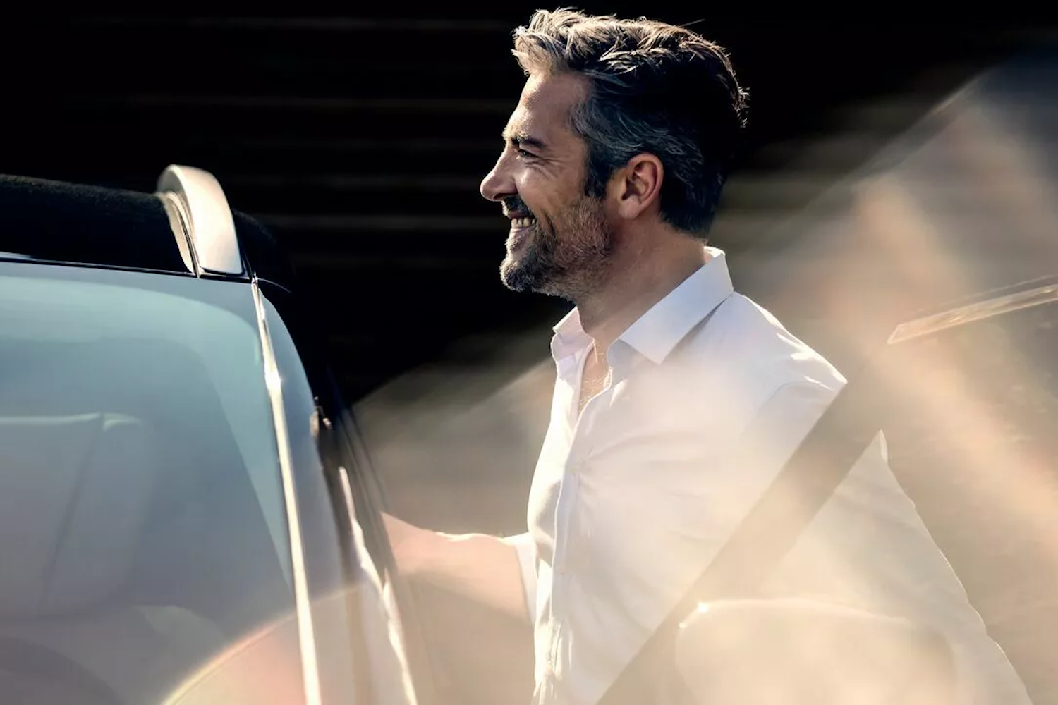 man smiling