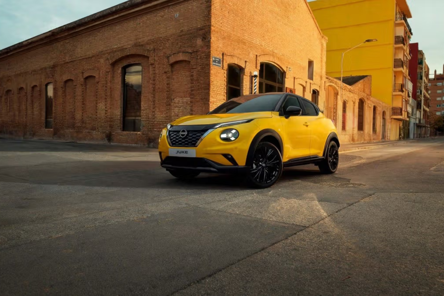 Yellow Nissan Juke Exterior
