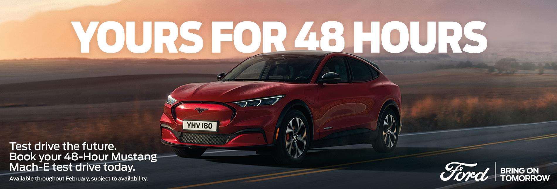 Test drive mach e deals near me