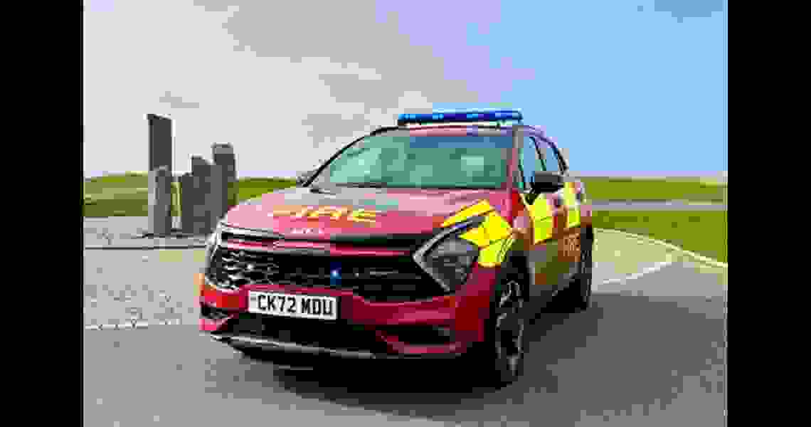 Trailblazing Sportage joins Mid and West Wales Fire and Rescue Service