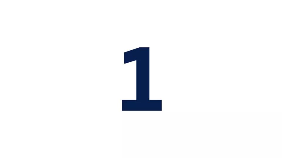 Number 1 Symbol
