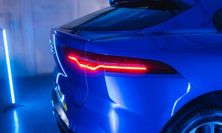 rear of a vehicle