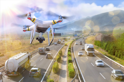 Drones to look for potholes