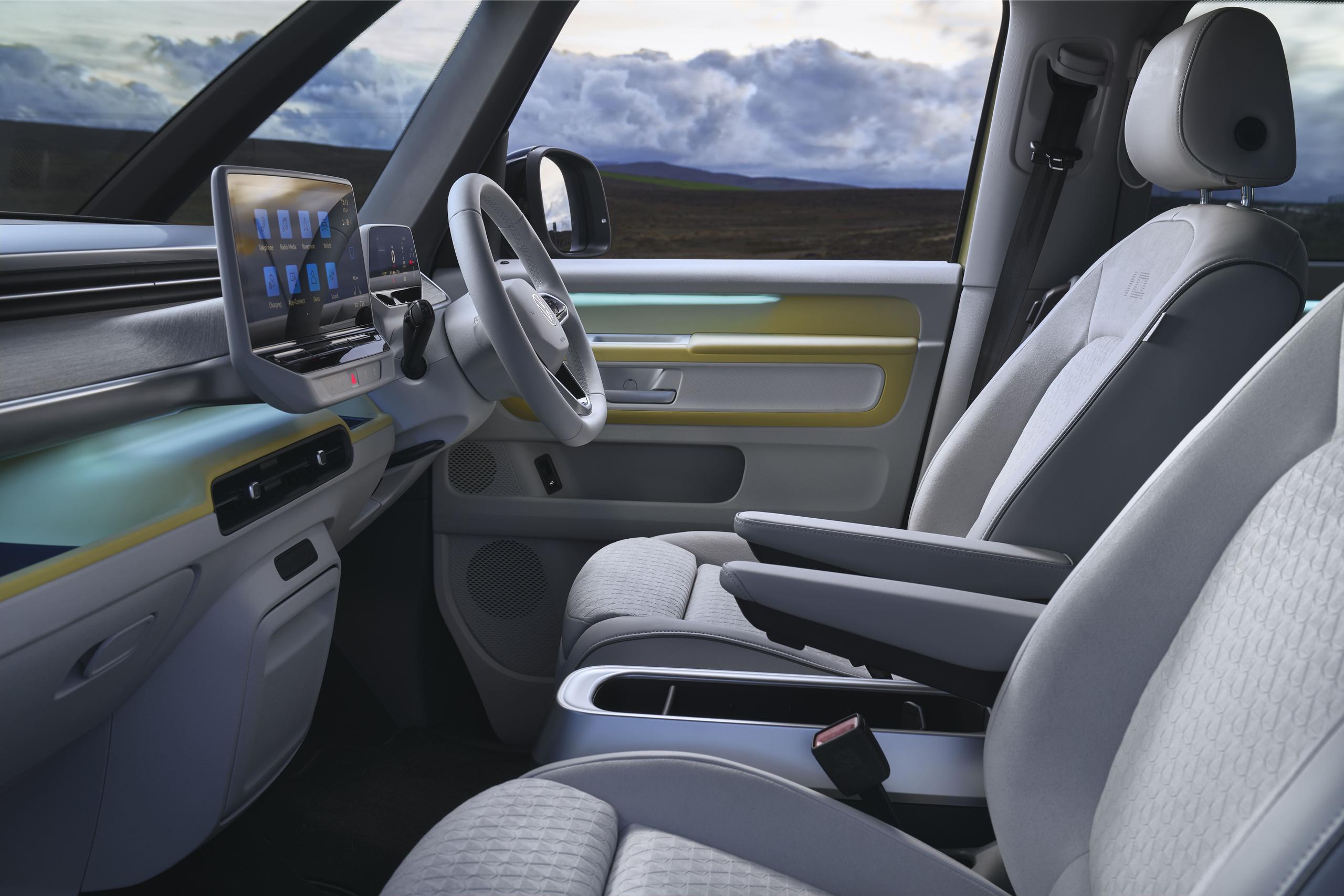 interior of vw id buzz