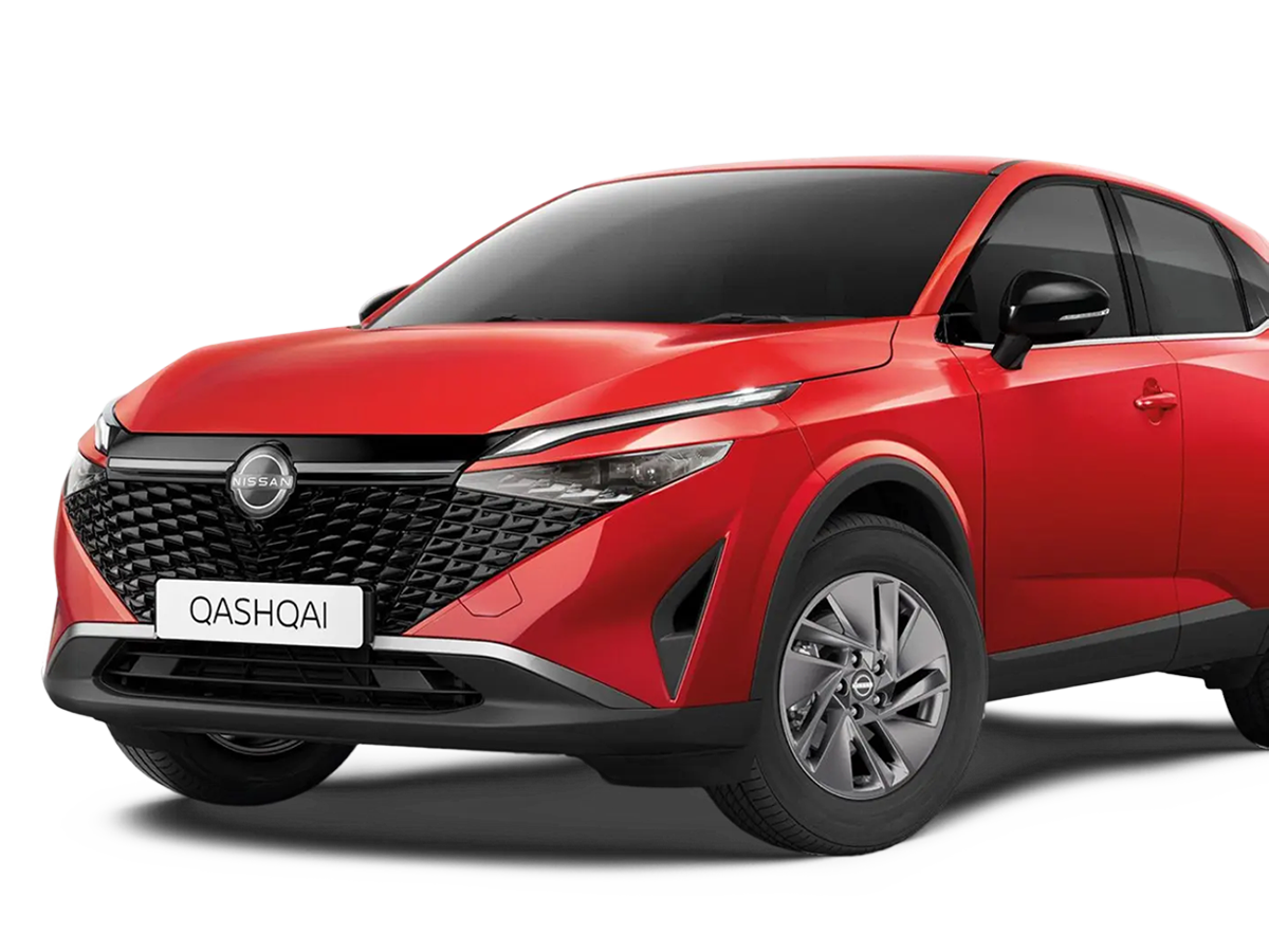 Red Nissan Qashqai Acenta Premium