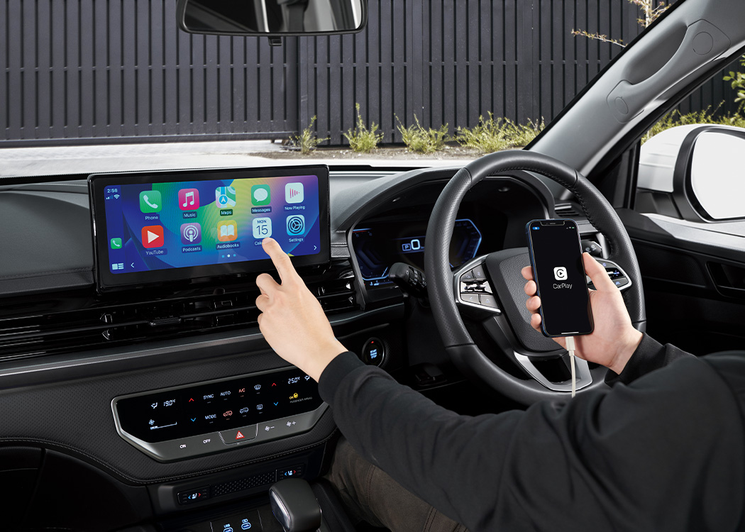 carplay in kgm musso