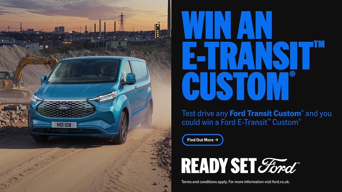 Win an E-Transit Custom