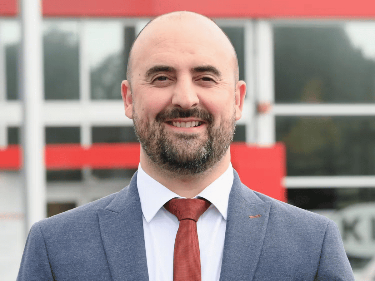 James Morris representing Donald’s dealership team.