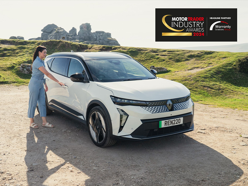 Renault Scenic E-Tech 100% electric crowned “New Car of the Year” at the Motor Trader Industry Awards 2024