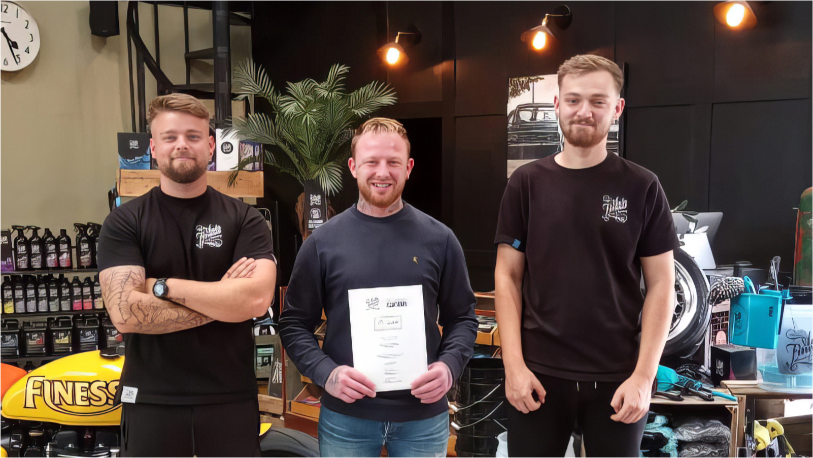 Liam passes detailing course