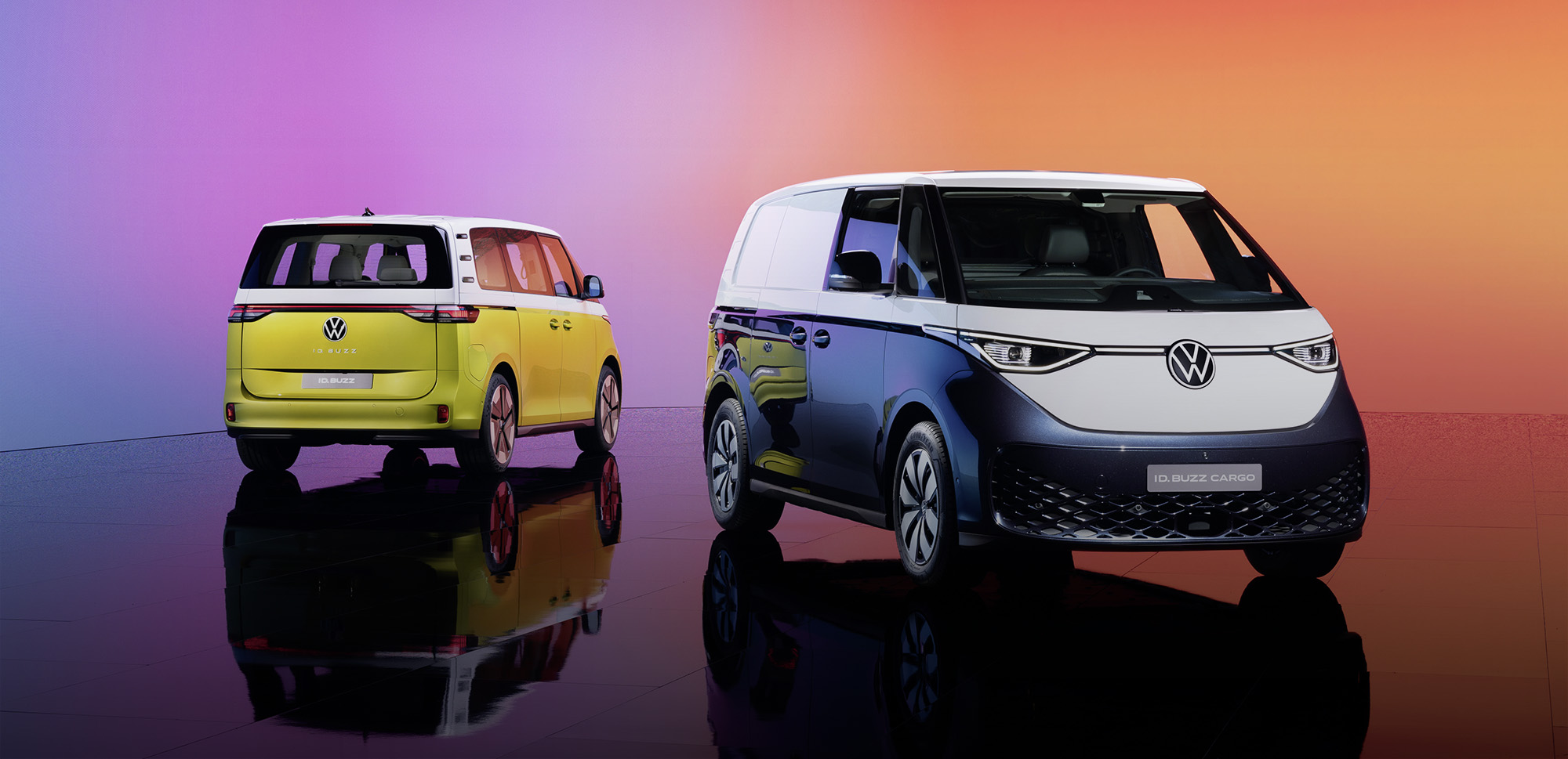 a line of vans