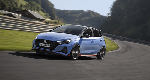 Hyundai i20N Front Side View