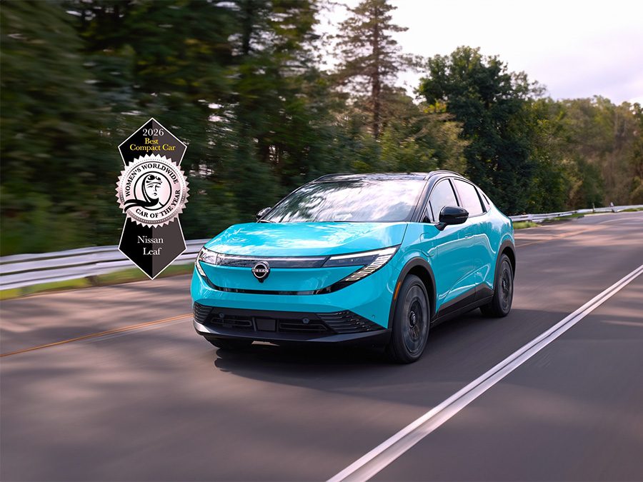 Nissan LEAF Named World’s Best Compact Car by Women’s Worldwide Car of the Year Jury