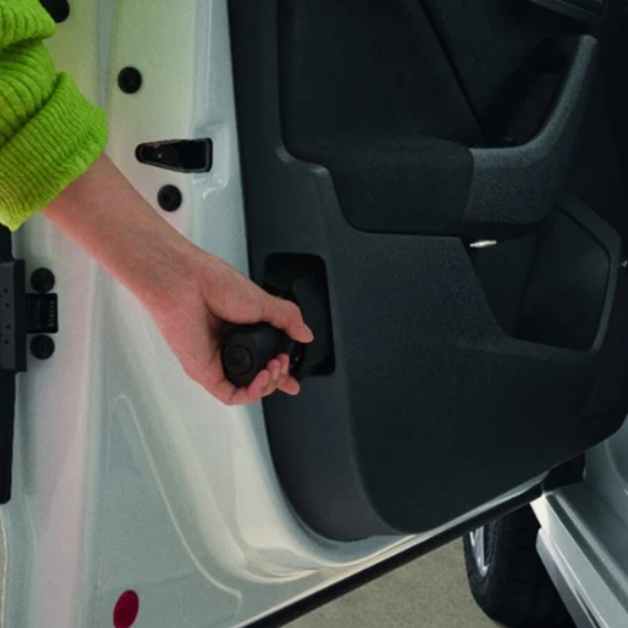 SKODA Kamiq Umbrella in Drivers Door