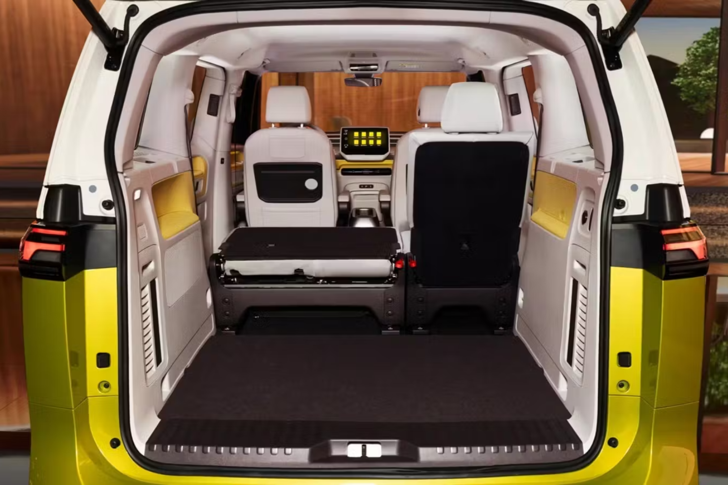ID. Buzz rear seats down