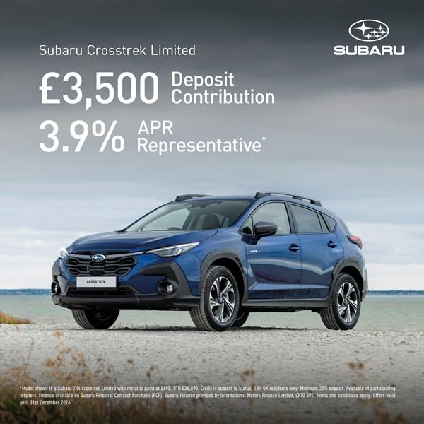 A SEASON OF SUBARU SAVINGS! CROSSTREK LIMITED PCP OFFER