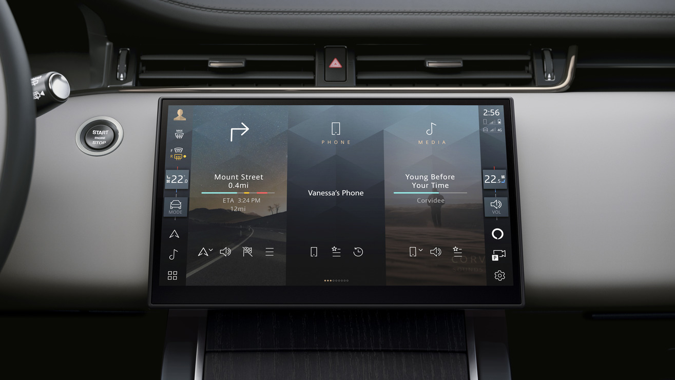 Range Rover Evoque Infotainment System