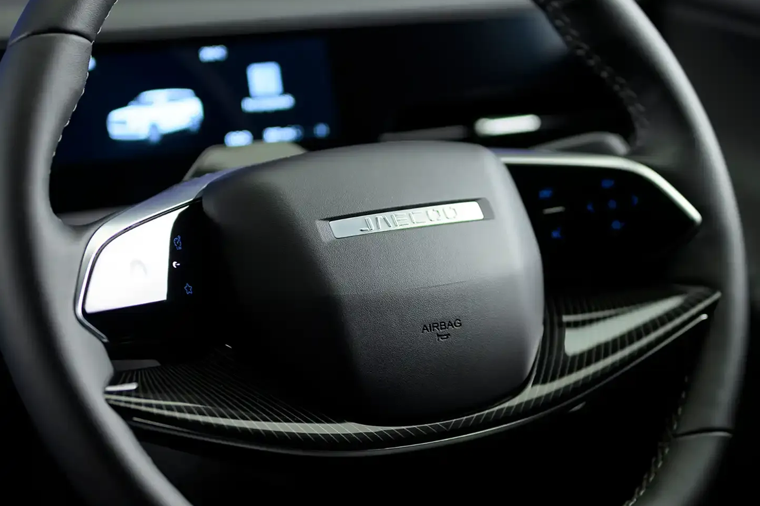 Steering wheel in a JAECOO 5