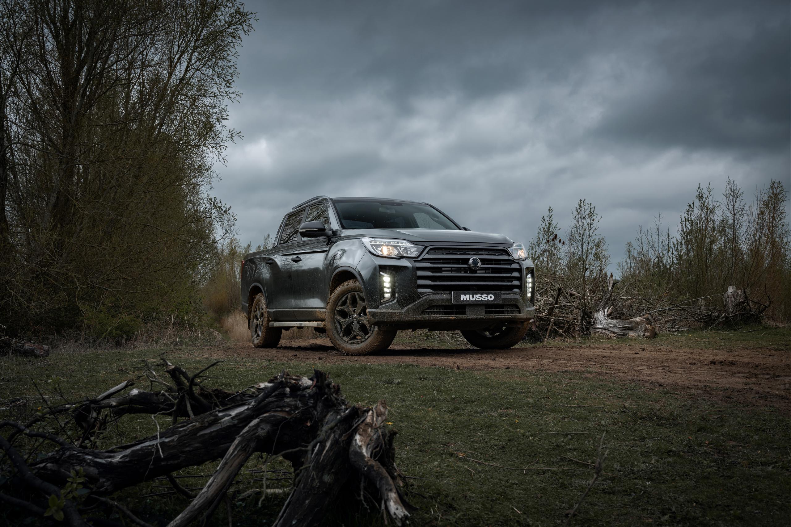 SsangYong Musso in rural area