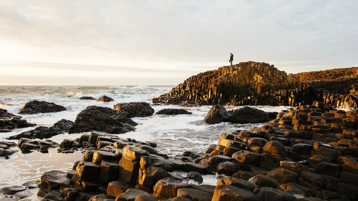 Rocky seafront at Causeway Coast