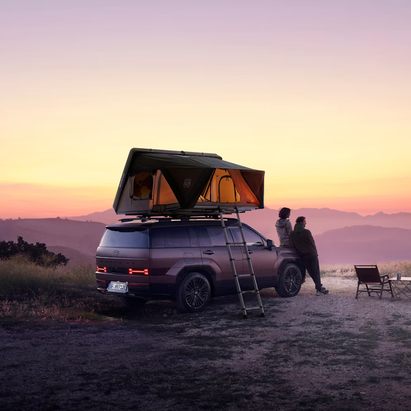 hyundai santa fe for camping
