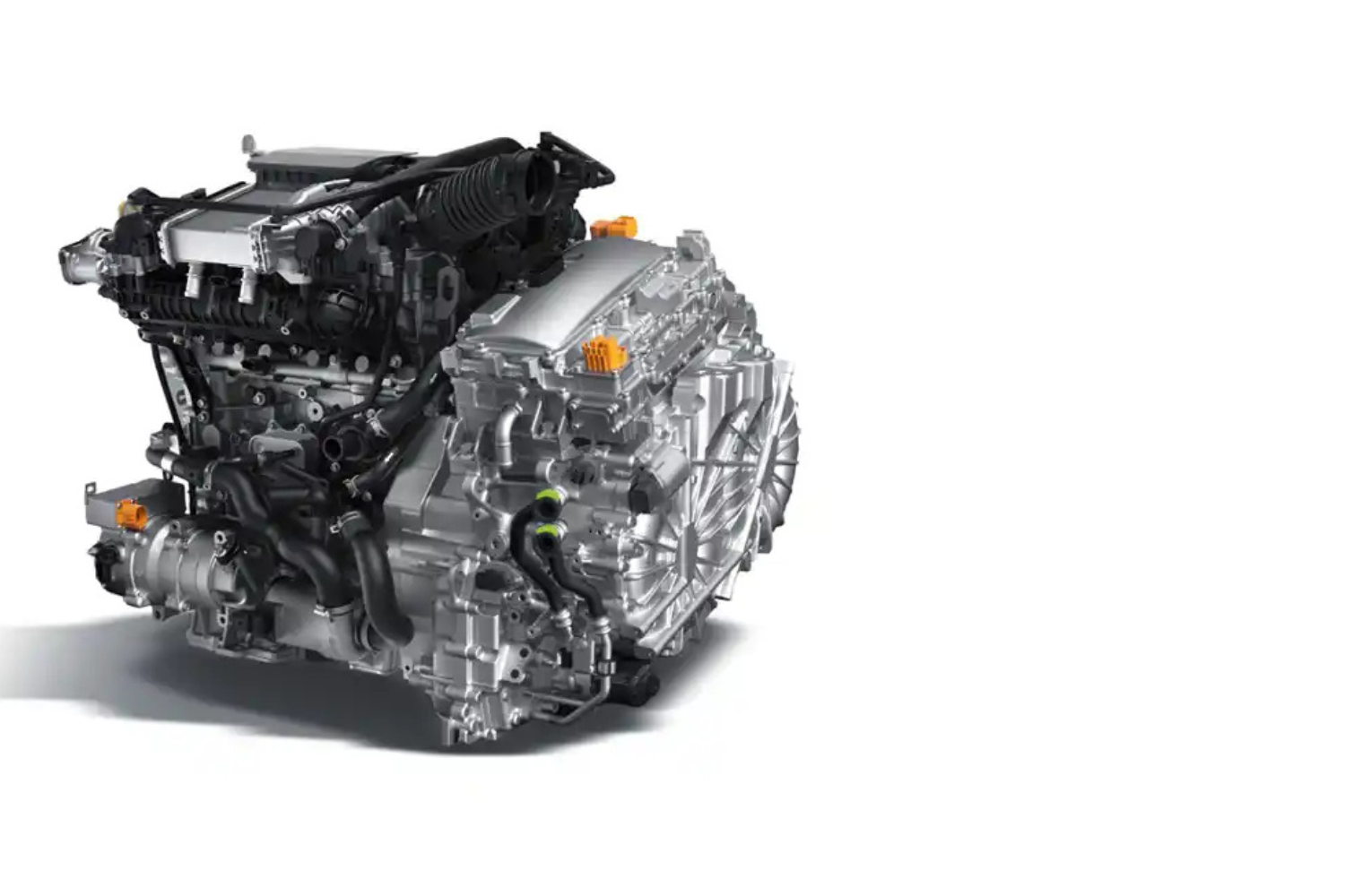 Hybrid engine in a KGM Actyon Hybrid
